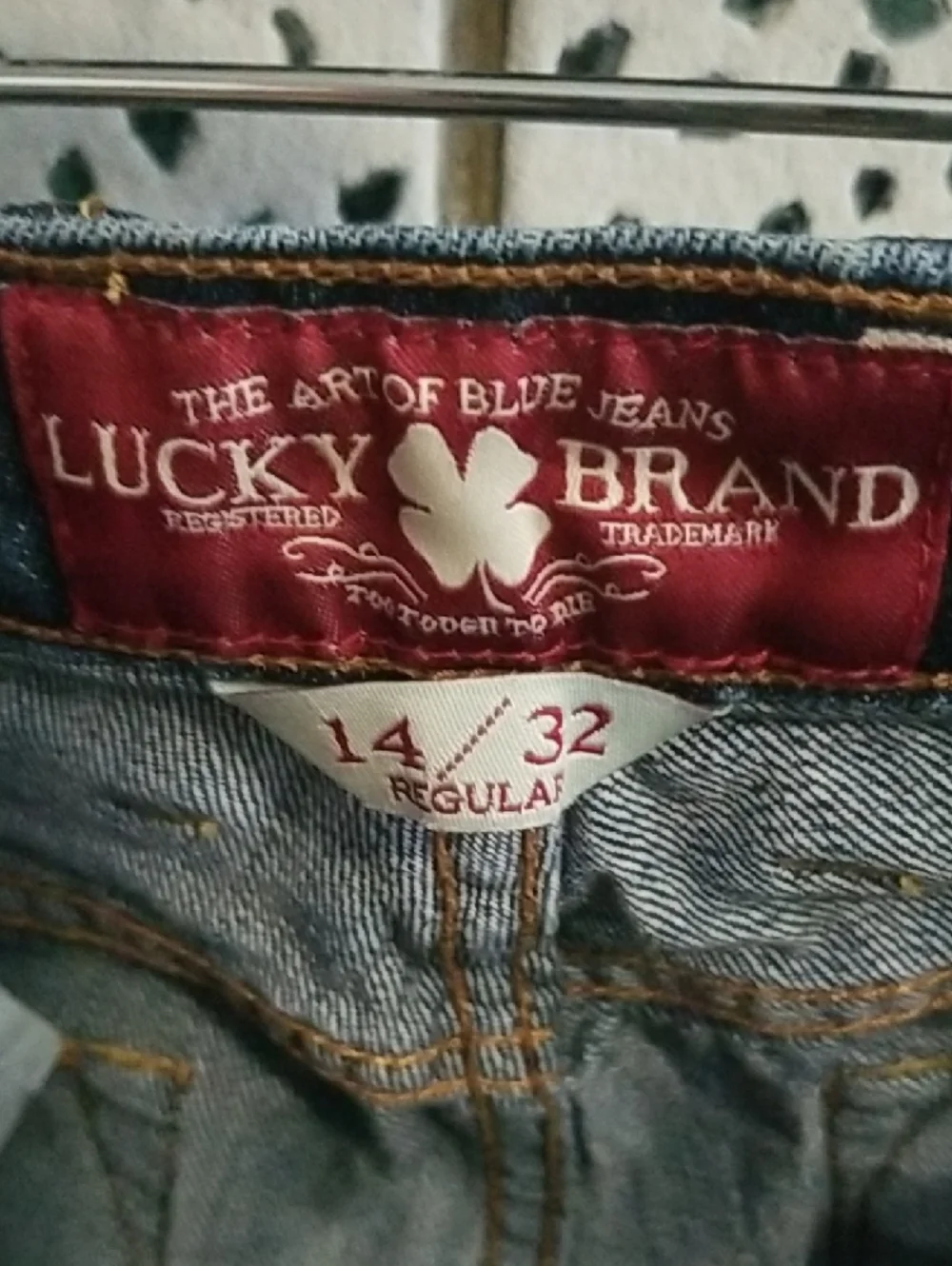 Lucky Brand Women's Medium-Dark Blue Straight Leg Jeans - Picture 5 of 7